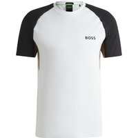 BOSS TOC Pique T-Shirt Herren in weiß, Größe: XXL BOSS TOC Pique T-Shirt Herren in weiß, Größe: XXL von Boss