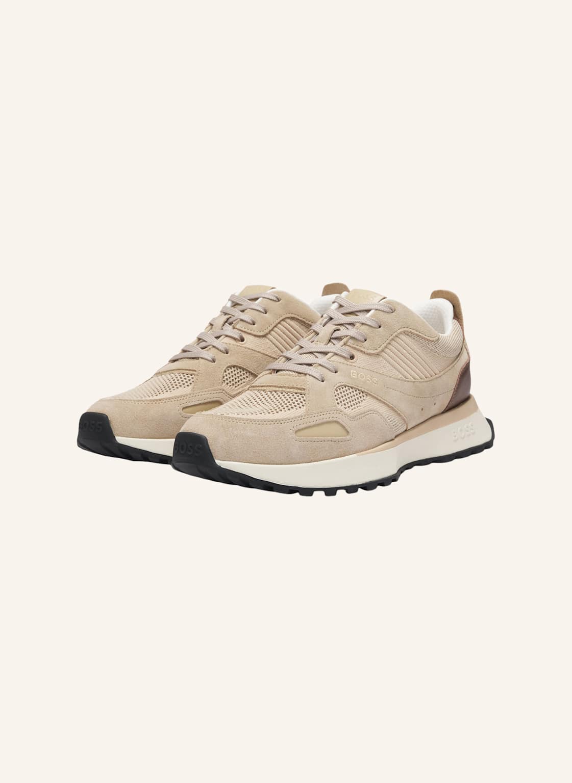 Boss Sneaker Jonah_Runn_Knsdbu beige von Boss