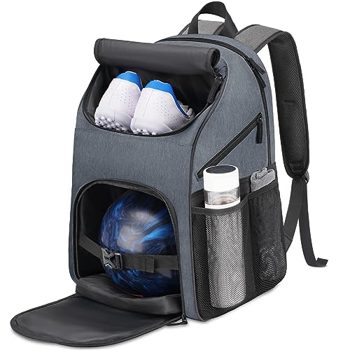 Bosynoy Bowling-Rucksack, Bowlingball-Tasche für Einzelball mit Schuhfach und portektiver Schaumstoffpolsterung, passend für Bowlingschuhe bis US-Herrengröße 16, Bowling-Tragetaschen für Bosynoy Bowling-Rucksack, Bowlingball-Tasche für Einzelball mit Schuhfach und portektiver Schaumstoffpolsterung, passend für Bowlingschuhe bis US-Herrengröße 16, Bowling-Tragetaschen für von Bosynoy
