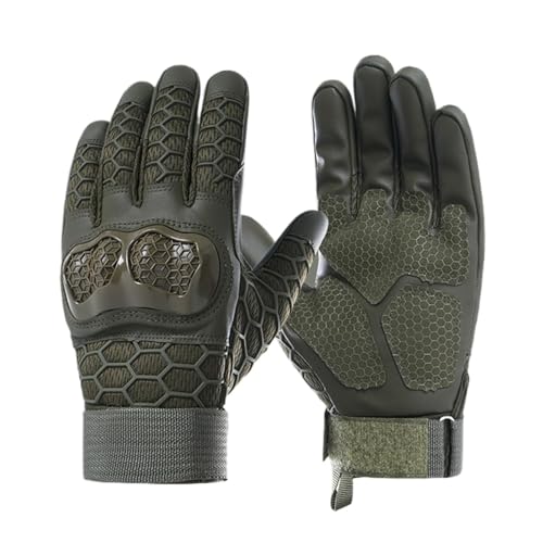 Botiniv Herren-Reithandschuhe, Motorradhandschuhe - Outdoor-Jagd-Touchscreen-Handschuhe - Motorradhandschuhe für Männer und Frauen, rutschfeste Jagdhandschuhe für Outdoor-Paintball-Arbeiten, von Botiniv