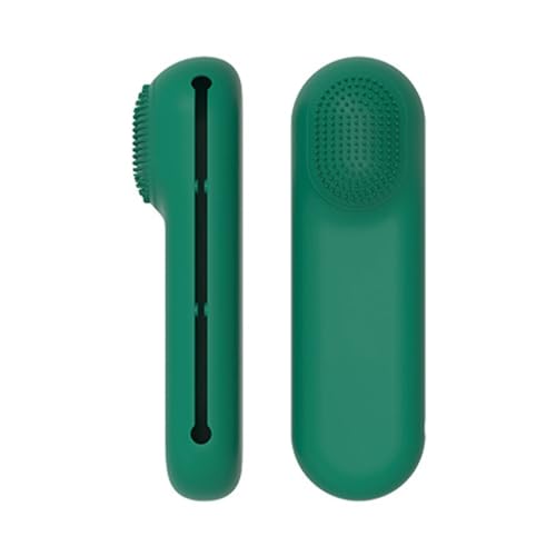 Bottone Reise-Make-up-Pinselhalter aus Silikon, weich, tragbar, Kosmetikpinselhalter, Organizer für Damen, grün von Bottone