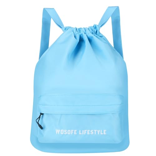 Modischer Turnbeutel mit Kordelzug und Außen-Sportrucksack, Workout-Tasche, für Damen und Herren von Bottone