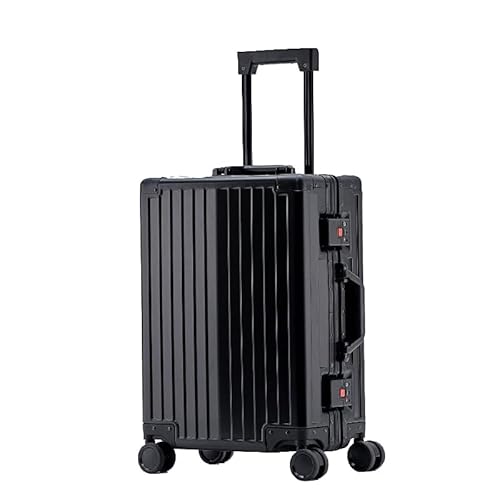 Bowatex Aluminium Reisekoffer Schwarz 77 cm groß Rollen Trolley Hartschalen-Koffer Bowatex Aluminium Reisekoffer Schwarz 77 cm groß Rollen Trolley Hartschalen-Koffer von Bowatex