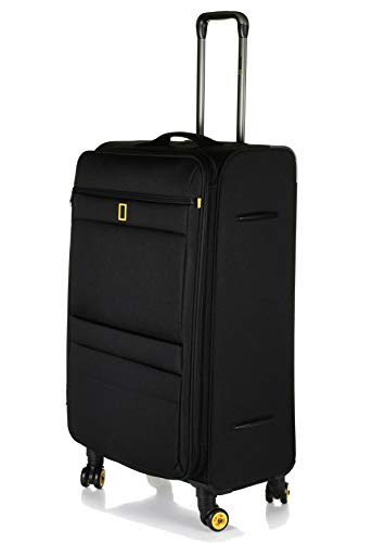 Bowatex Leichte Reise Stoffkoffer National Geographic Trolley Schwarz 80 cm Bowatex Leichte Reise Stoffkoffer National Geographic Trolley Schwarz 80 cm von Bowatex