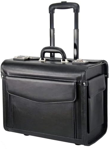 Bowatex Pilotenkoffer Trolley Aktenkoffer Rindspalt-Leder Schwarz 46 cm Bowatex Pilotenkoffer Trolley Aktenkoffer Rindspalt-Leder Schwarz 46 cm von Bowatex