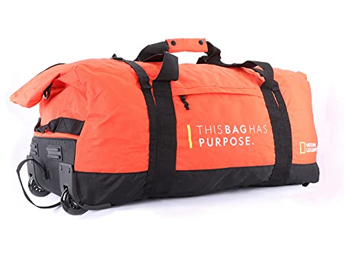 Faltbare Reisetasche Rollentasche 59 cm 50 li 1,1 kg Orange Nat Geo Bowatex Faltbare Reisetasche Rollentasche 59 cm 50 li 1,1 kg Orange Nat Geo Bowatex von Bowatex