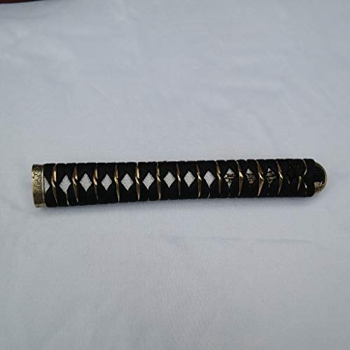 boyu Sword Handle Tsuka 10.2in Alloy/Copper/Iron Fittings Imitation or real Samegawa (DB01, 26cm/10.2in,) von boyu