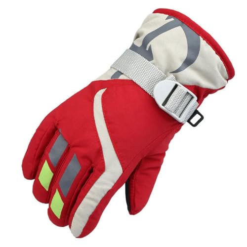 Bqxxdeo 1 Paar Thermische Ski Handschuhe Männer Frauen Winter Warme Handschuhe Outdoor Schnee Snowboard Verdicken Warme Fäustlinge von Bqxxdeo