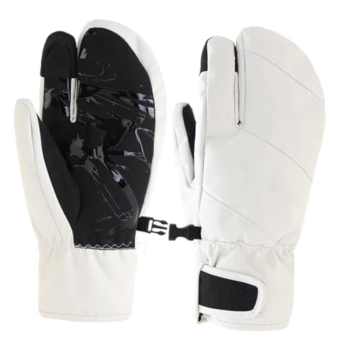 Bqxxdeo DREI-Finger-Skihandschuhe Für Männer Und Frauen Skihandschuhe Schneehandschuhe Outdoor-Sport Warme Handschuhe von Bqxxdeo