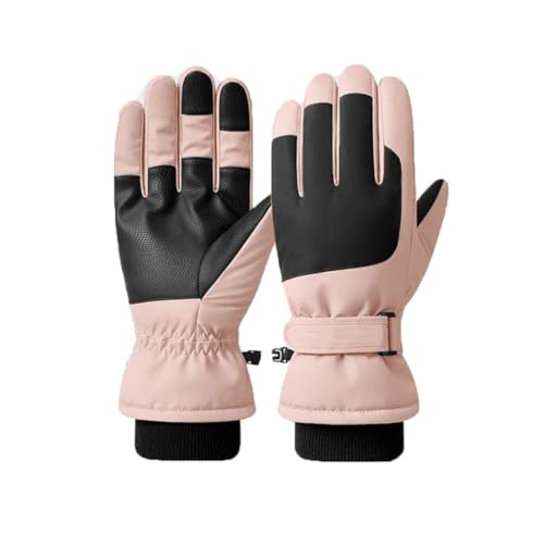 Bqxxdeo Männer Frauen Winter Ski Handschuhe Ultraleicht Snowboard Handschuhe Motorrad Reiten Schnee Warm Halten Winddicht Handschuhe von Bqxxdeo