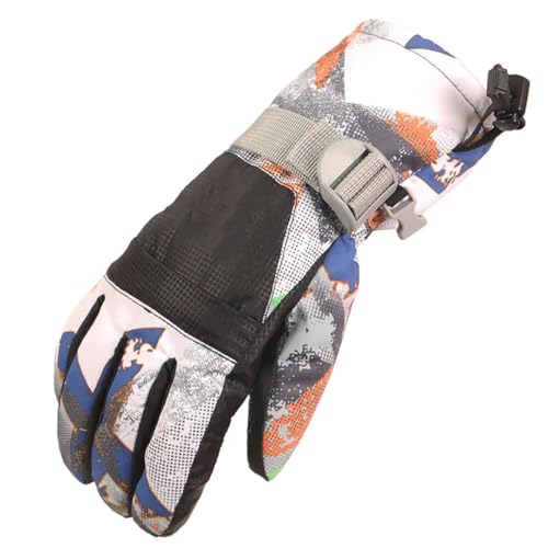 Bqxxdeo Skihandschuhe Herren Damen Winter Verdicken Outdoor Motorrad Snowboard Schneemobil Schneefäustlinge von Bqxxdeo