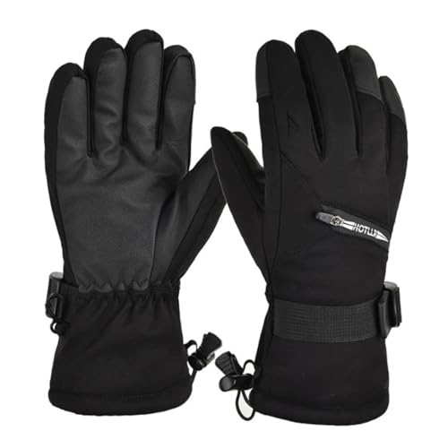 Bqxxdeo Winter Warme Winddicht Ski Handschuhe Männer Frauen Skifahren Snowboard Handschuhe Radfahren Wandern Schneemobil Handschuhe von Bqxxdeo