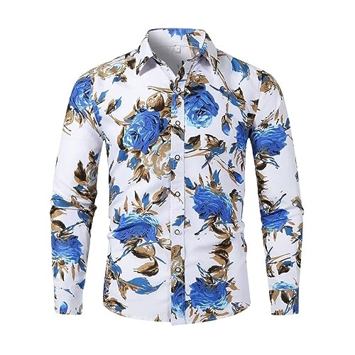 Hemd Herren,Herren Hemd Mit Blumendruck Statement Langarmhemden Lässige Button Down Hemden Stilvolle Ausgefallene Hemden Business Hemden Party Hawaii Hemden Hemden Urlaubs Strand Hemden Hellblau M Hemd Herren,Herren Hemd Mit Blumendruck Statement Langarmhemden Lässige Button Down Hemden Stilvolle Ausgefallene Hemden Business Hemden Party Hawaii Hemden Hemden Urlaubs Strand Hemden Hellblau M von BrOleo