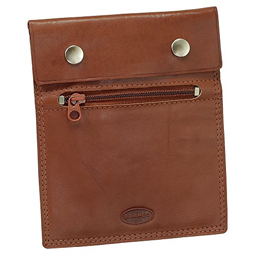 Brustbeutel Brusttasche vers. Farben inkl. Halsband echt Leder braun Brustbeutel Brusttasche vers. Farben inkl. Halsband echt Leder braun von Branco