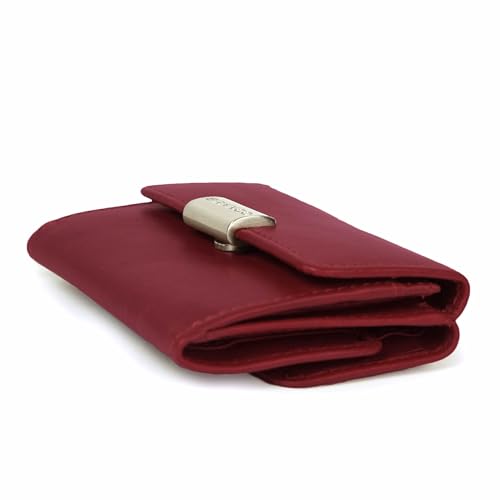 Branco Kleine Geldbörse, Portemonnaie Größe S für Damen, Echt-Leder, Braun, 12032 Branco Kleine Geldbörse, Portemonnaie Größe S für Damen, Echt-Leder, Braun, 12032 von Branco