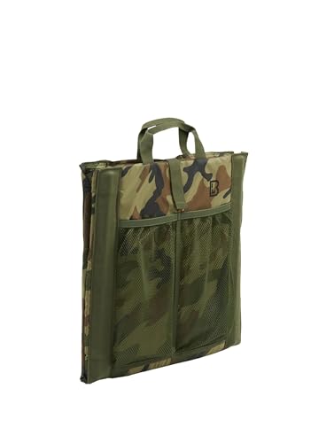 BRANDIT SITZMATTE MIT Tasche FALTBAR 2in1 Outdoor Trekking Matte Jagd UNTERLAGE, Farbe:Woodland von Brandit