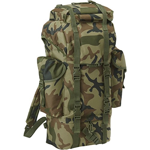 Brandit 8003 Nylon Kampfucksack Festival Rucksack woodland 65 Liter von Brandit