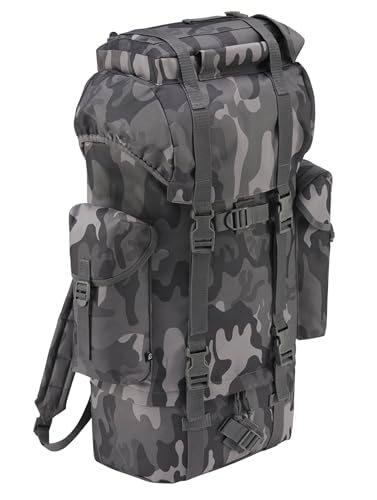 Brandit Nylon Rucksack, grey camo, OS von Brandit