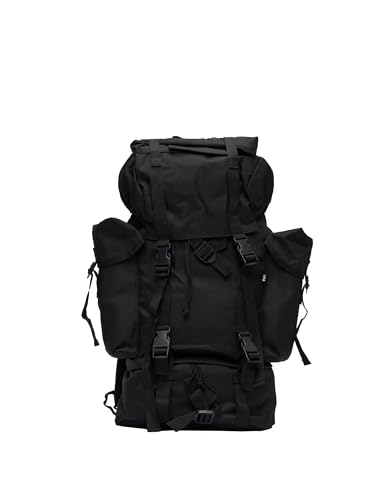 Brandit Nylon Rucksack, black, OS von Brandit