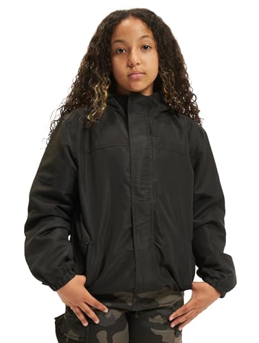 Brandit Kids Summerwindbreaker Frontzip black Gr. 122/128 von Brandit