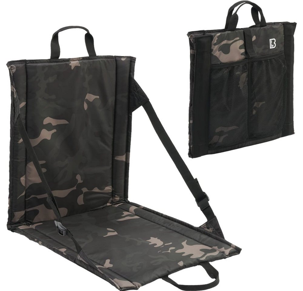 Brandit Trekkingmatte Brandit Sitzmatte mit Rückenlehne & Tasche 2in1 faltbar von Brandit