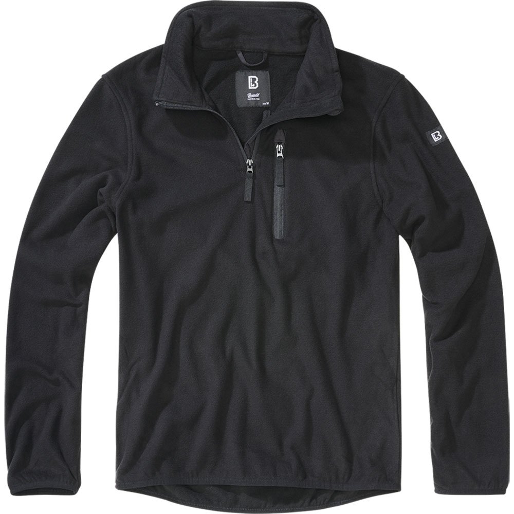 Brandit Troyer Half Zip Fleece Schwarz 5XL Mann von Brandit