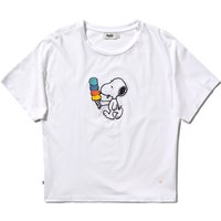 Brava Fabrics Damen Peanuts Icecream Oversize T-Shirt Brava Fabrics Damen Peanuts Icecream Oversize T-Shirt von Brava Fabrics