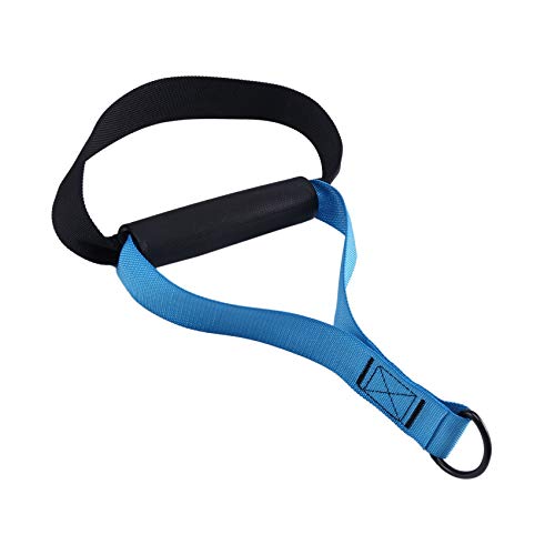 Breeshy Fitness Widerstand BäNder Griffe Anti-Rutsch Starkes Gurt Band Fitness Hoch Leistung Kabel Training GeräT Blau von Breeshy