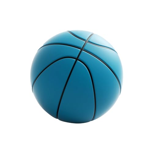 Breeshy Schaumstoff-Basketball, Hochdichter Indoor-Trainings-Basketball, 3D-Textur, Leiser Sprung, Geräuschloser Ball für Den Heimstrandpool, Langlebig, A von Breeshy