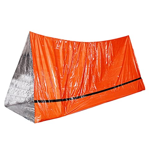 Brensty Notfallzelt Camping Shelter Portable Pe Notzelt BestäNdige Und Wiederverwendbare Outdoor-AktivitäTen von Brensty