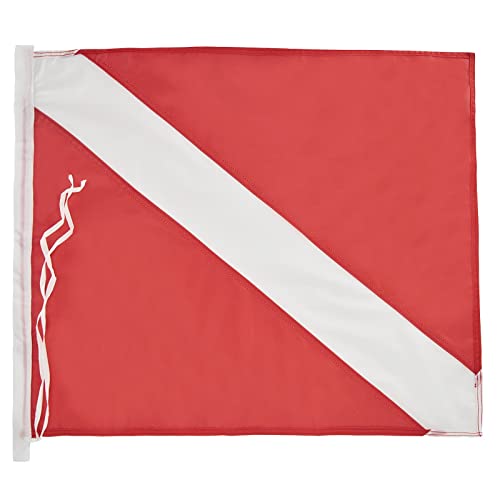 Brensty Tauchen Aufblasbare Boje Flagge Speerfischen Schwimmer Tauchflagge Schnorchelboot Signalschwimmer Flagge von Brensty