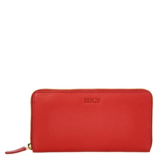 Bric's Marmolada Horizontales Damen-Portemonnaie aus Leder mit RFID-Schutz, Geldscheinfach, 15 Kartenfächer und Münzfach, Größe: 20 cm x 10 cm x 3 cm, Rot Bric's Marmolada Horizontales Damen-Portemonnaie aus Leder mit RFID-Schutz, Geldscheinfach, 15 Kartenfächer und Münzfach, Größe: 20 cm x 10 cm x 3 cm, Rot von Bric's