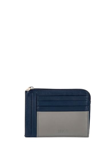 BRIC'S - Lederbrieftasche Bernina, Blau, 13x10x1,5 cm BRIC'S - Lederbrieftasche Bernina, Blau, 13x10x1,5 cm von Bric's