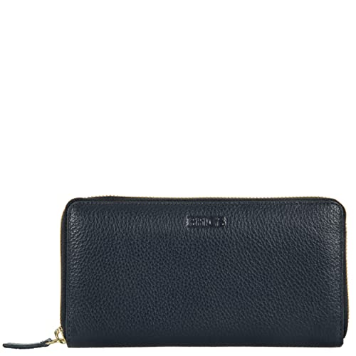 Bric's Marmolada Horizontales Damen-Portemonnaie aus Leder mit RFID-Schutz, Geldscheinfach, 15 Kartenfächer und Münzfach, Größe: 20cm x 10cm x 3cm, Blau Bric's Marmolada Horizontales Damen-Portemonnaie aus Leder mit RFID-Schutz, Geldscheinfach, 15 Kartenfächer und Münzfach, Größe: 20cm x 10cm x 3cm, Blau von Bric's