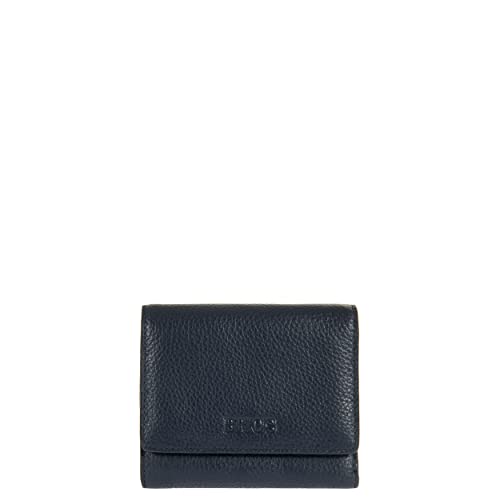 Bric's Marmolada Kompaktes Damen-Portemonnaie aus Leder mit RFID-Schutz, Geldscheinfach, 10 Kartenfächer und Münzfach mit Reißverschluss, Größe: 11 cm x 9,5 cm x 3 cm, Blau Bric's Marmolada Kompaktes Damen-Portemonnaie aus Leder mit RFID-Schutz, Geldscheinfach, 10 Kartenfächer und Münzfach mit Reißverschluss, Größe: 11 cm x 9,5 cm x 3 cm, Blau von Bric's