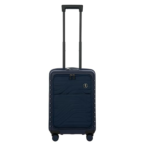 Brics BY Ulisse - 4-Rollen-Kabinentrolley mit Vortasche 55 cm erw. USB oceano Brics BY Ulisse - 4-Rollen-Kabinentrolley mit Vortasche 55 cm erw. USB oceano von Bric's