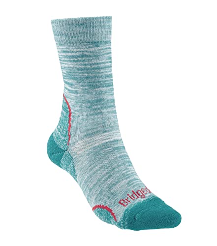 Bridgedale Damen 710136/259/M Socken, blaugrün, M von Bridgedale