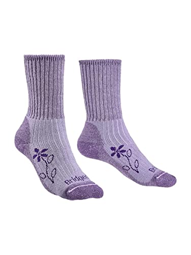 Bridgedale Damen Hike Midweight Merino Comfort Socken, violett, Größe S Bridgedale Damen Hike Midweight Merino Comfort Socken, violett, Größe S von Bridgedale