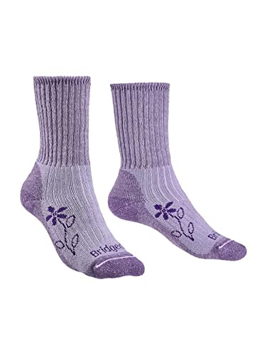 Bridgedale Damen Hike Midweight Merino Comfort Socken, violett, m von Bridgedale