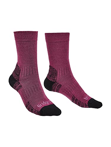 Bridgedale Damen Merino Endurance Socken, leicht, Stiefelhöhe, Größe L, Beerenfarben Bridgedale Damen Merino Endurance Socken, leicht, Stiefelhöhe, Größe L, Beerenfarben von Bridgedale