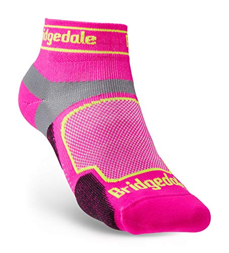 Bridgedale Damen Trail Run Ultralight T2 Coolmax Performance Low Pink, Medium von Bridgedale