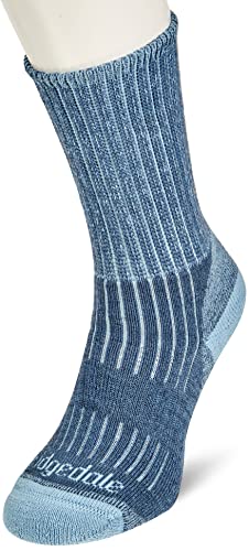 Bridgedale Damen Wandersocken aus Merinowolle, mittelschwer, Größe S, Blau Bridgedale Damen Wandersocken aus Merinowolle, mittelschwer, Größe S, Blau von Bridgedale