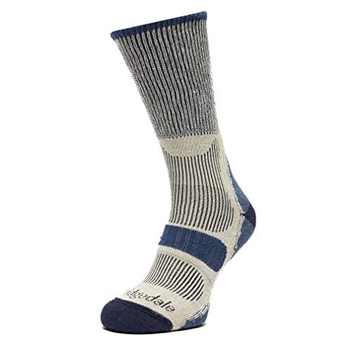 Bridgedale Herren Hike lightweight Baumwolle Comfort Socken, Indigo, m von Bridgedale