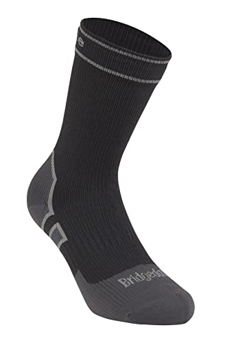 Bridgedale Herren Storm LW Boot Socken, Schwarz, XL Bridgedale Herren Storm LW Boot Socken, Schwarz, XL von Bridgedale
