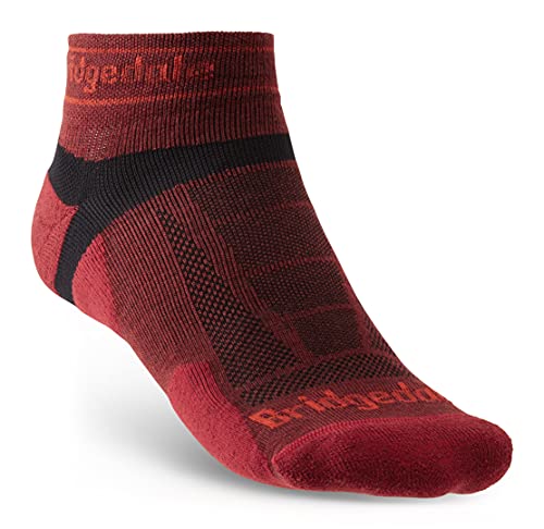 Bridgedale Herren Trail Run Ultralight T2 Merino Sport Low Socken, Rot, L Bridgedale Herren Trail Run Ultralight T2 Merino Sport Low Socken, Rot, L von Bridgedale