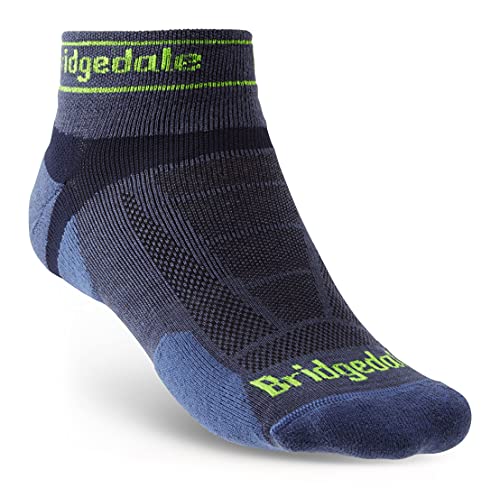 Bridgedale Herren Trail Run Ultralight T2 Merino Sport Low Socken, blau, L Bridgedale Herren Trail Run Ultralight T2 Merino Sport Low Socken, blau, L von Bridgedale