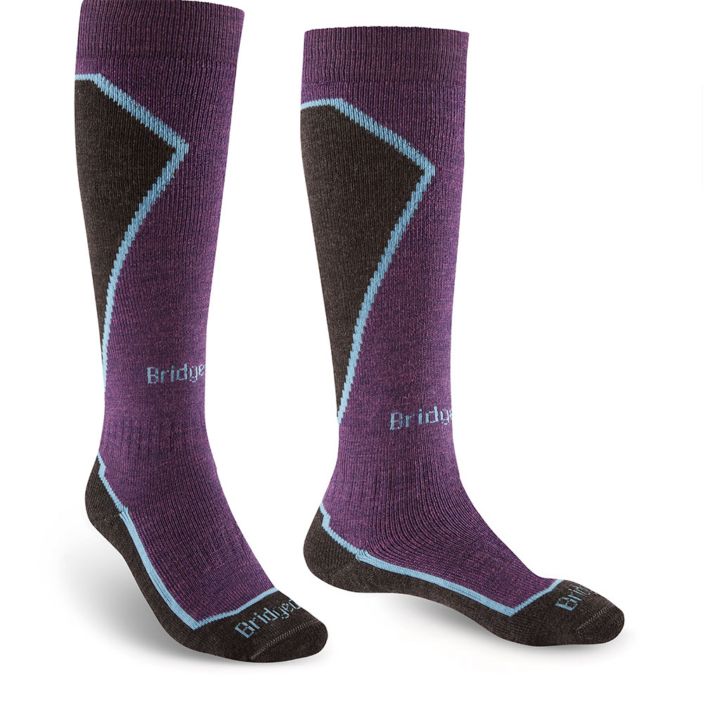 Bridgedale Midweight Plus Long Socks Lila EU 35-37 Frau Bridgedale Midweight Plus Long Socks Lila EU 35-37 Frau von Bridgedale