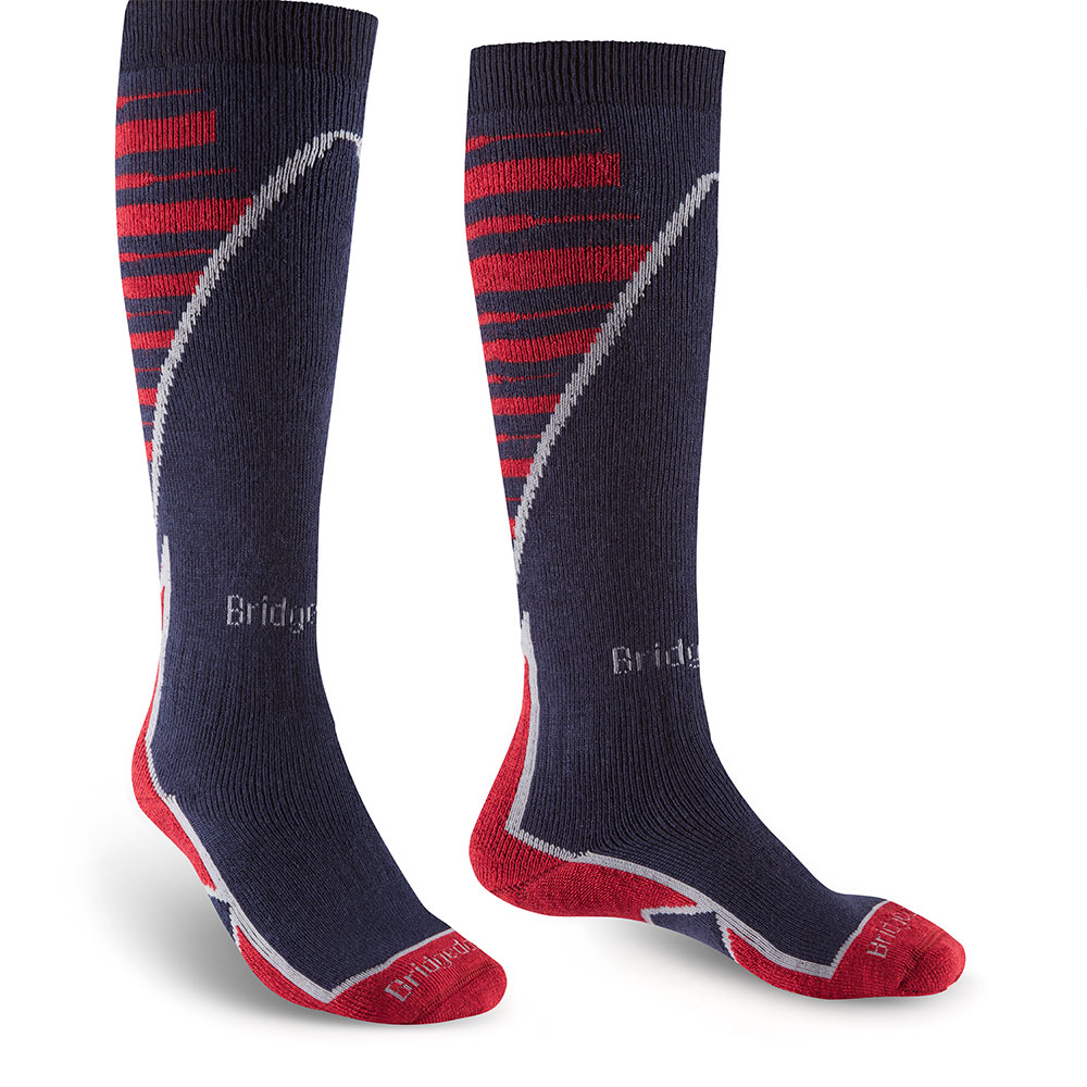 Bridgedale Midweight Plus Long Socks Blau EU 40-43 Mann von Bridgedale