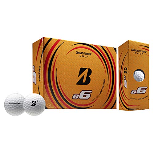 BRIDGESTONE 2021 e6 Golf Balls (One Dozen), White von Bridgestone Golf
