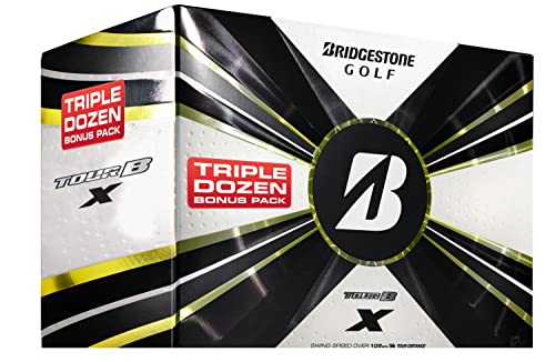Bridgestone Golf 2022 Tour B X Trifecta 3 Dutzend Pack Golfbälle von Bridgestone Golf